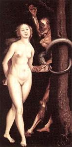 Hans Baldung Grien, "Eve, Serpent and Death"