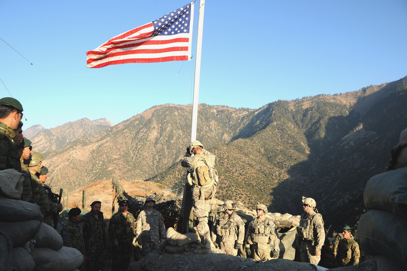 Afghan National Army takes charge at Observation Post Mace
